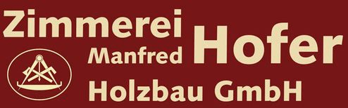 Logo - Zimmerei Manfred Hofer Holzbau GmbH